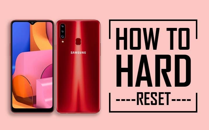 Hard Reset Samsung Galaxy A20s