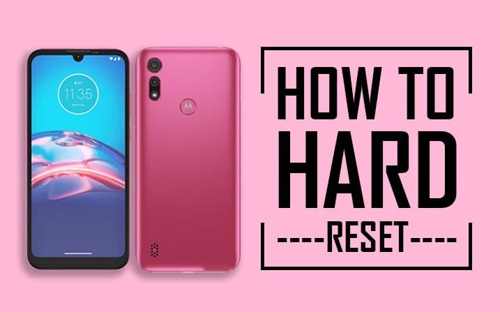 Hard Reset Motorola Moto E6i