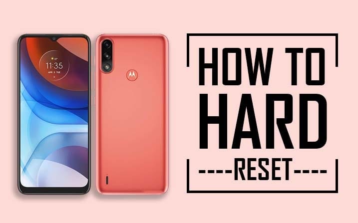 Hard Reset Motorola Moto E7 Power