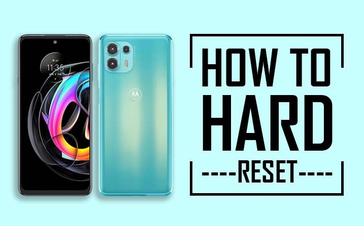 Motorola Edge 20 Lite Hard Reset