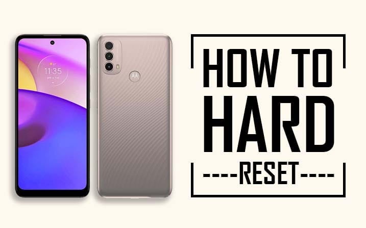 Motorola Moto E40 Hard Reset