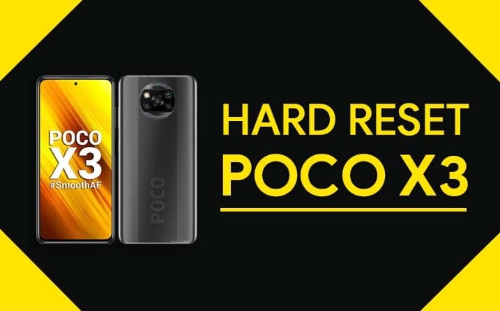 How to Factory Reset Poco X3