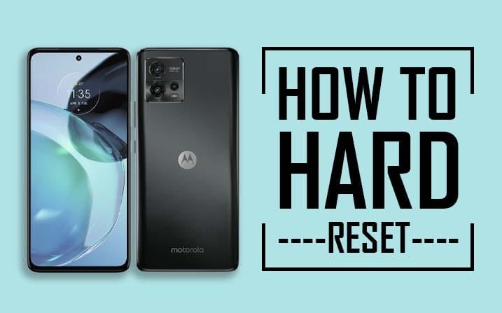 Motorola Moto G72 Hard Reset